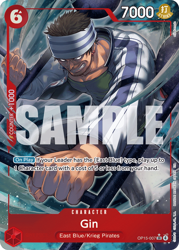 OP15-007, SR, Gin (Alternate Art)