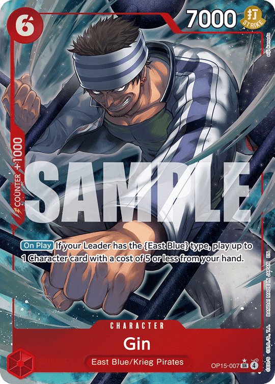 OP15-007, SR, Gin (Alternate Art)