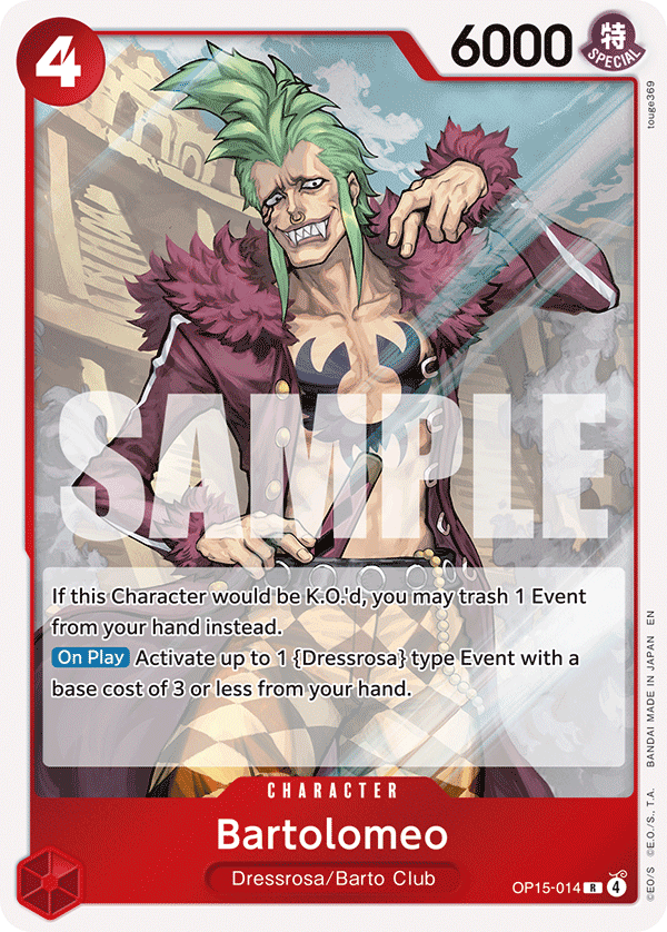 OP15-014, R, Bartolomeo