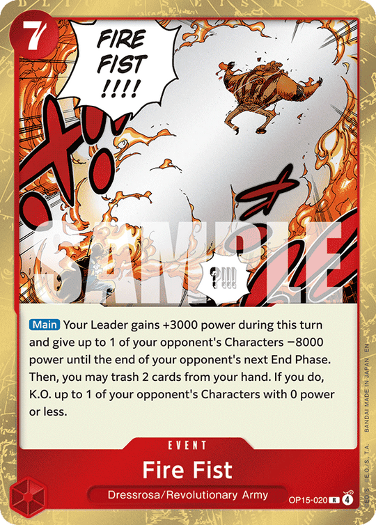 OP15-020, R, Fire Fist