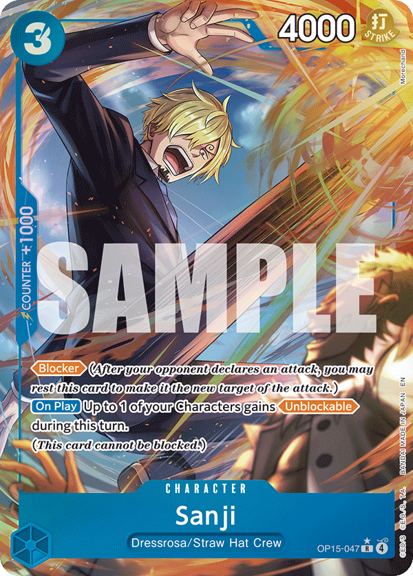 OP15-047, R, Sanji (Alternate Art)