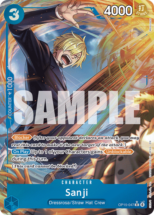 OP15-047, R, Sanji (Alternate Art)