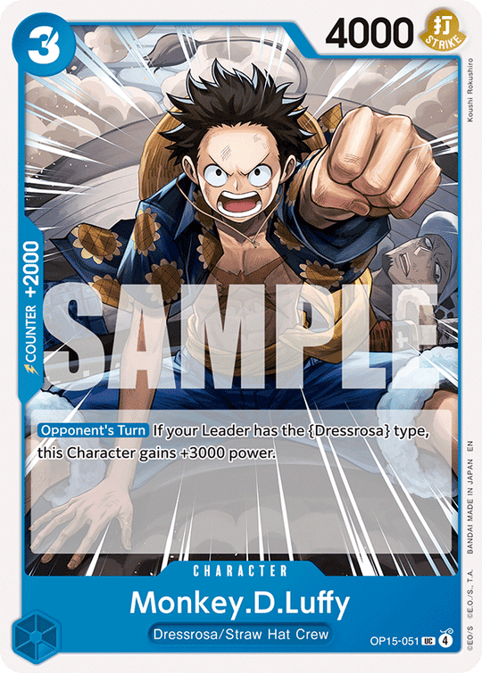 OP15-051, UC, Monkey.D.Luffy