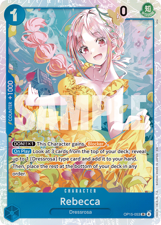OP15-053, SR, Rebecca
