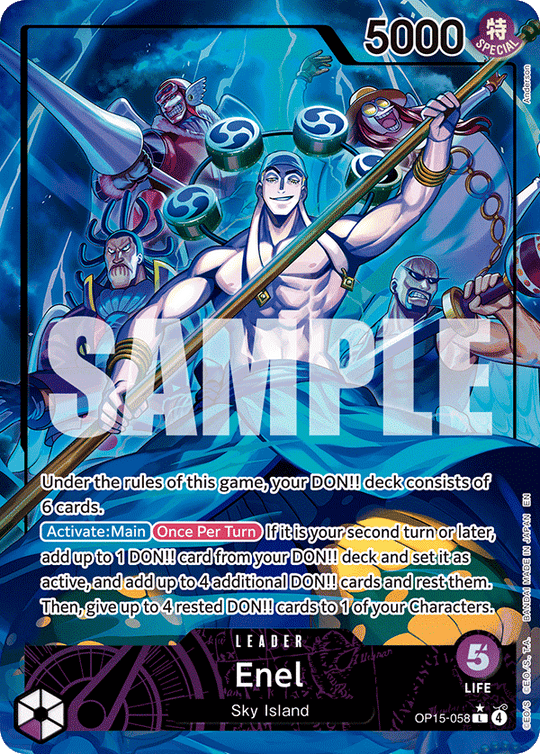 OP15-058, L, Enel (Alternate Art)
