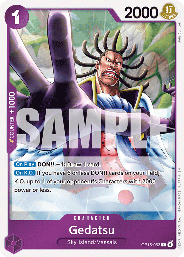 OP15-063, R, Gedatsu