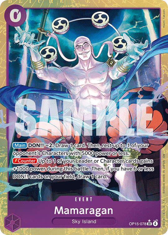 OP15-078, SR, Mamaragan (Alternate Art)