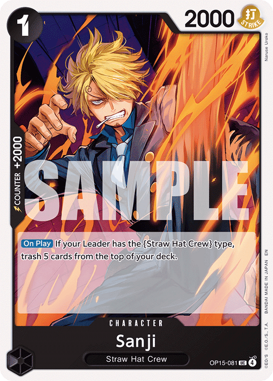 OP15-081, UC, Sanji