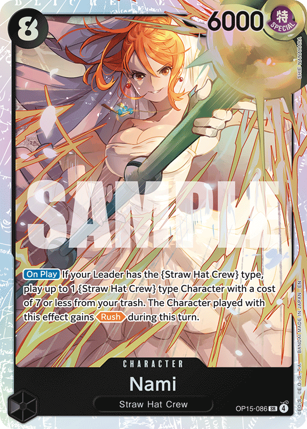 OP15-086, SR, Nami