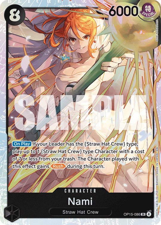 OP15-086, SR, Nami