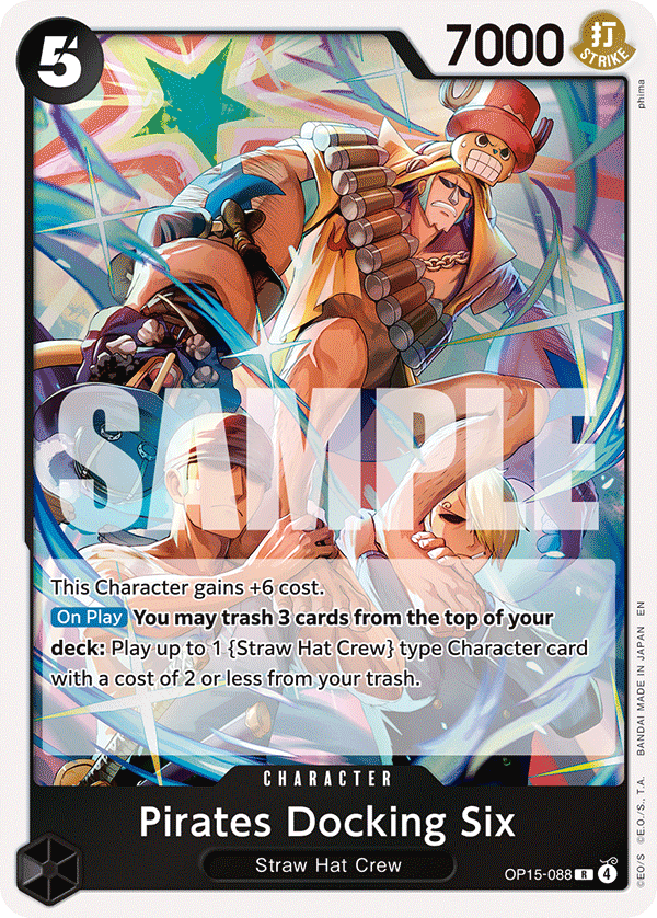 OP15-088, R, Pirates Docking Six