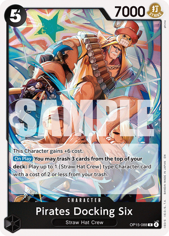 OP15-088, R, Pirates Docking Six