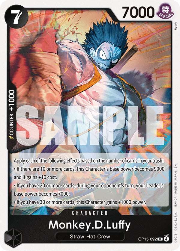 OP15-092, R, Monkey.D.Luffy