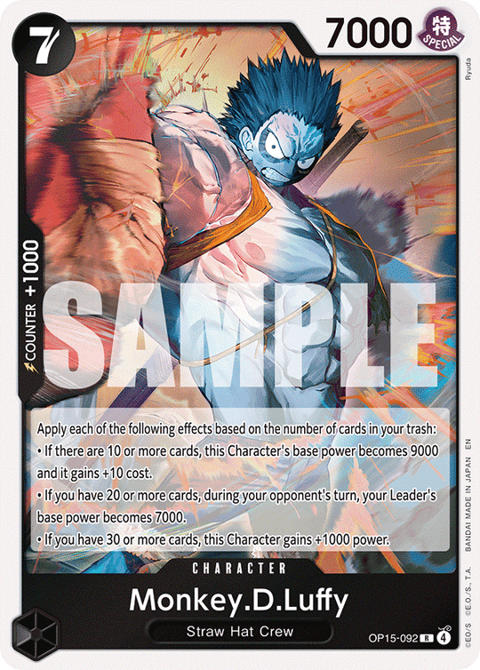 OP15-092, R, Monkey.D.Luffy