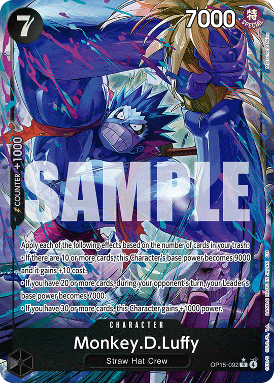 OP15-092, R, Monkey.D.Luffy (Alternate Art)