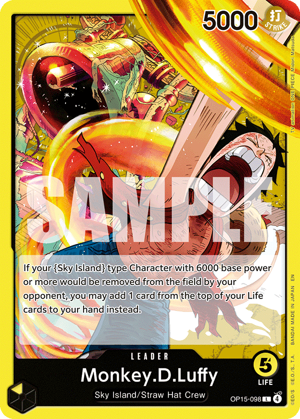 OP15-098, L, Monkey.D.Luffy