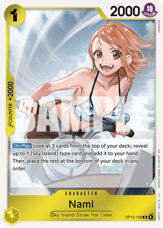 OP15-108, R, Nami