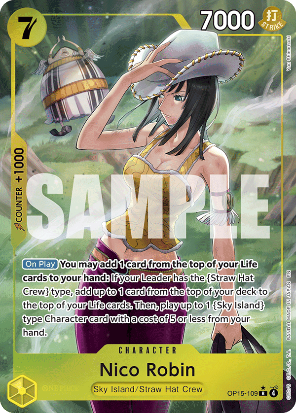 OP15-109, R, Nico Robin (Alternate Art)