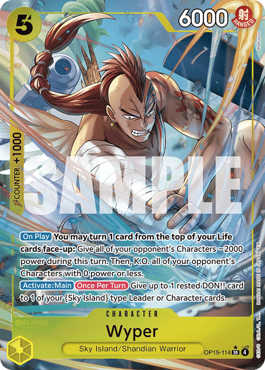 OP15-114, SR, Wyper (Alternate Art)