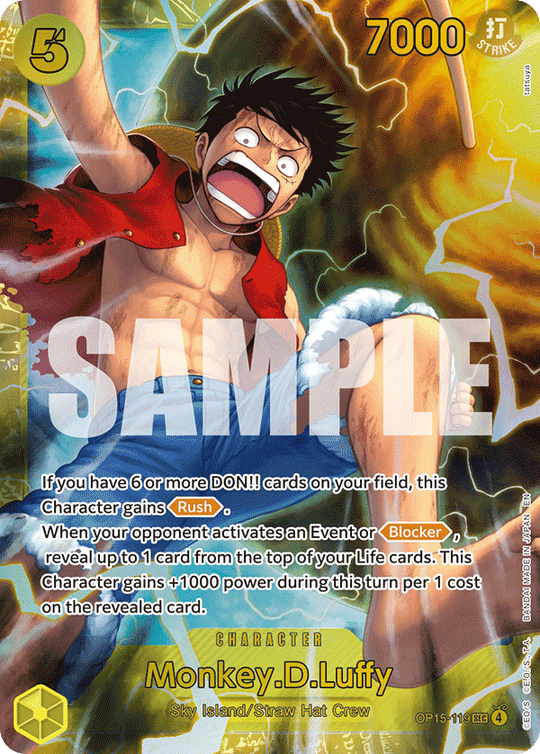 OP15-119, SEC, Monkey.D.Luffy
