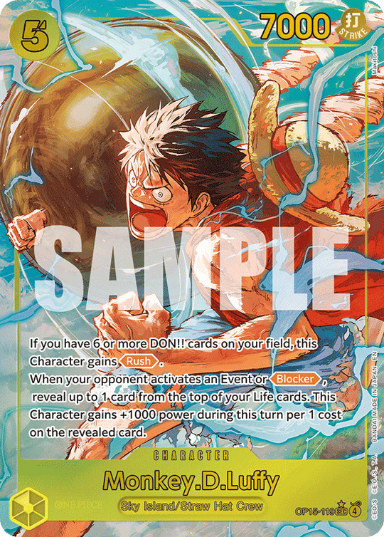 OP15-119, SEC, Monkey.D.Luffy (Alternate Art)