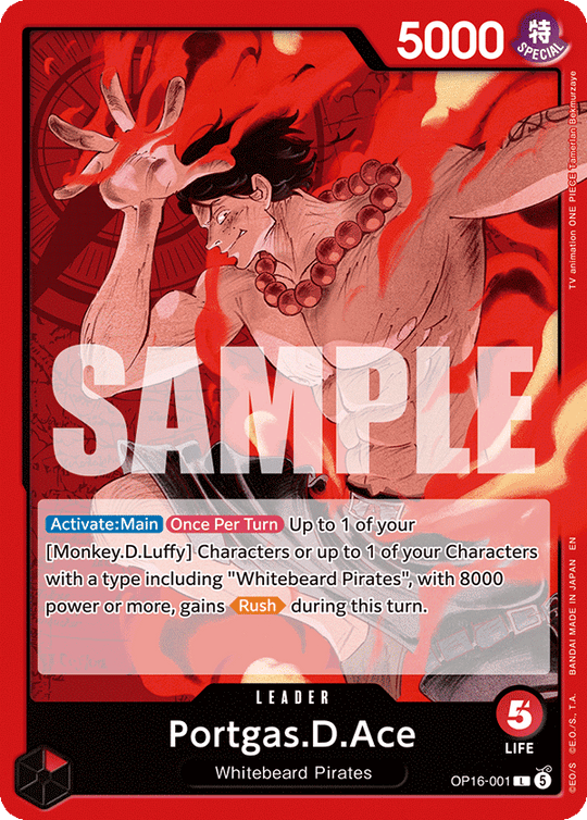 OP16-001, L, Portgas.D.Ace