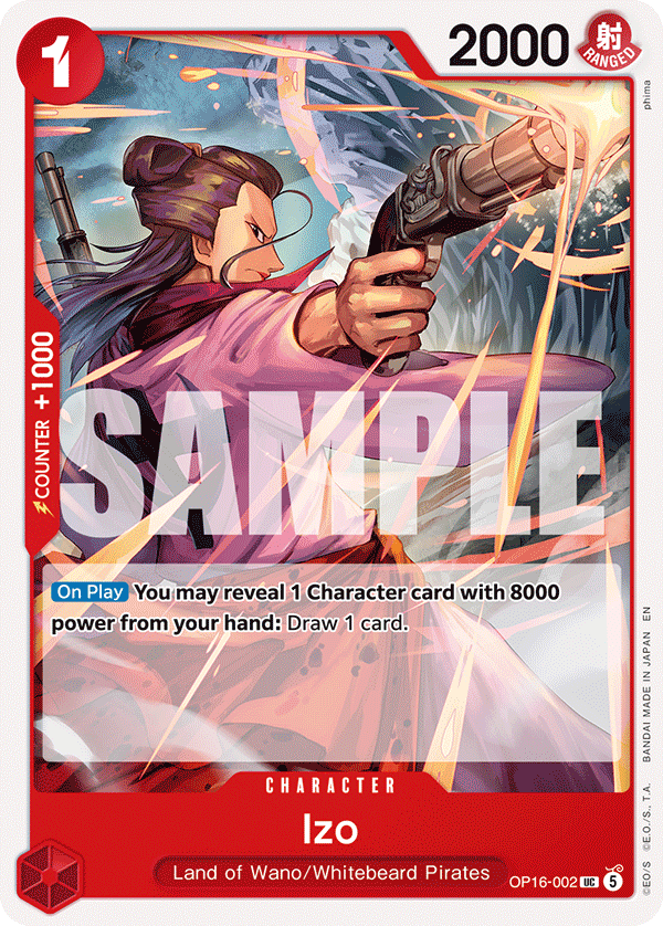 OP16-002, UC, Izo