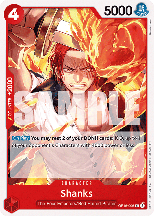 OP16-006, C, Shanks