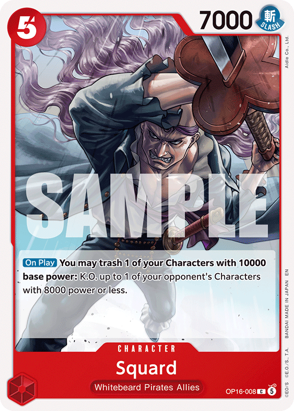 OP16-008, C, Squard