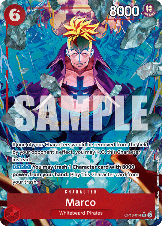 OP16-014, R, Marco (Alternate Art)