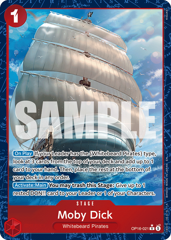 OP16-021, R, Moby Dick (Alternate Art)