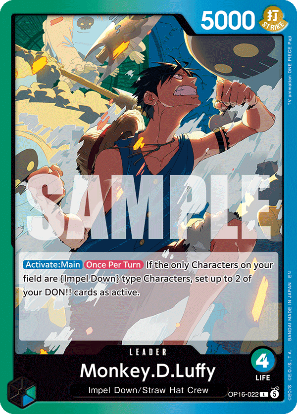 OP16-022, L, Monkey.D.Luffy