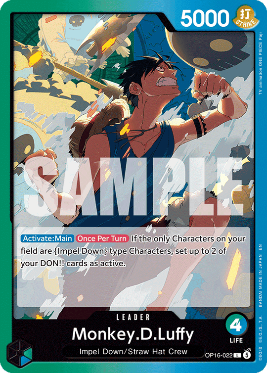 OP16-022, L, Monkey.D.Luffy