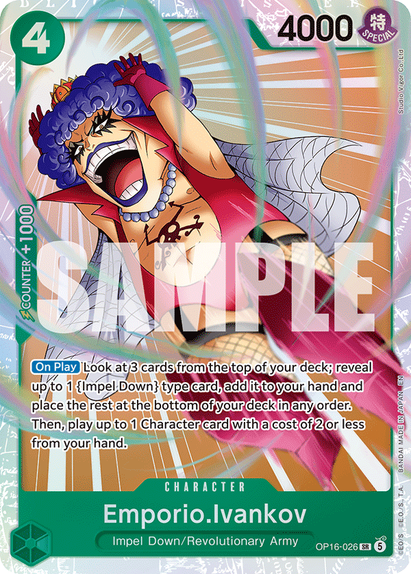 OP16-026, SR, Emporio.Ivankov
