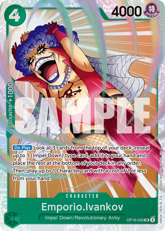OP16-026, SR, Emporio.Ivankov