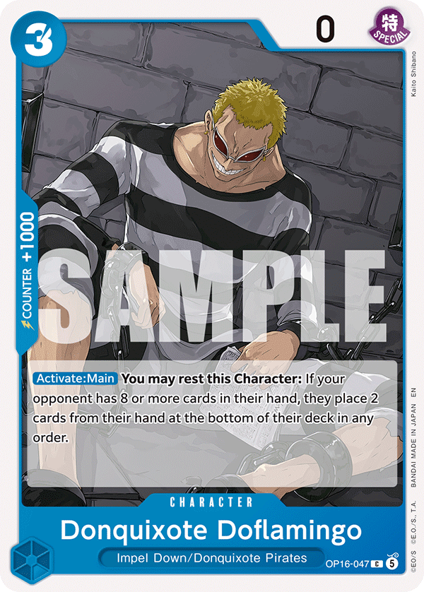 OP16-047, C, Donquixote Doflamingo
