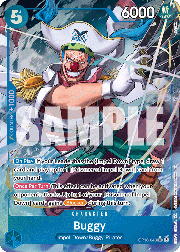 OP16-048, SR, Buggy (Alternate Art)