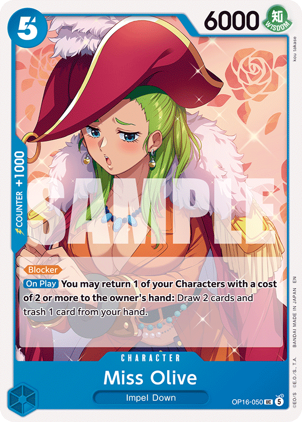 OP16-050, UC, Miss Olive