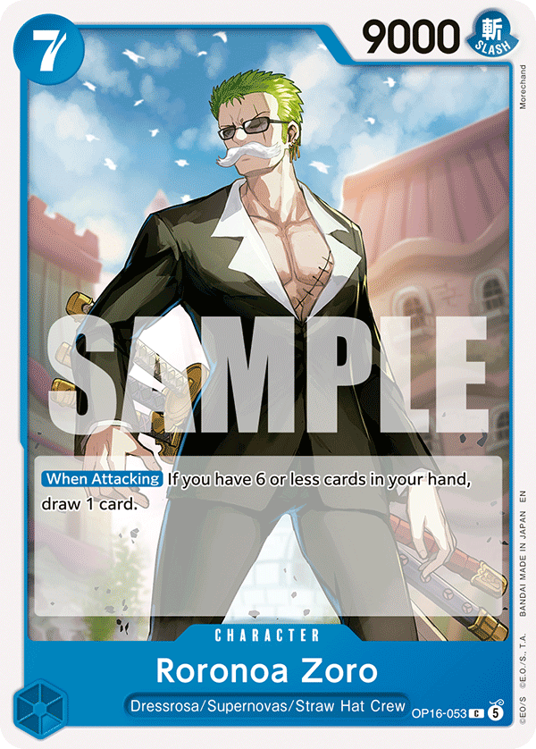 OP16-053, C, Roronoa Zoro