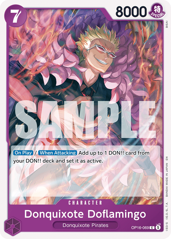OP16-069, C, Donquixote Doflamingo