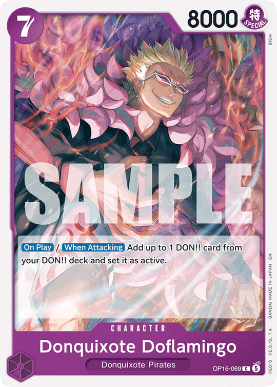 OP16-069, C, Donquixote Doflamingo