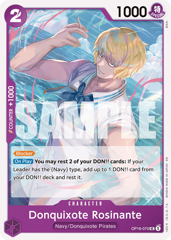 OP16-070, UC, Donquixote Rosinante