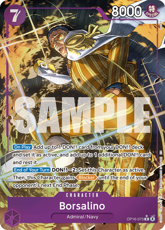 OP16-073, R, Borsalino (Alternate Art)