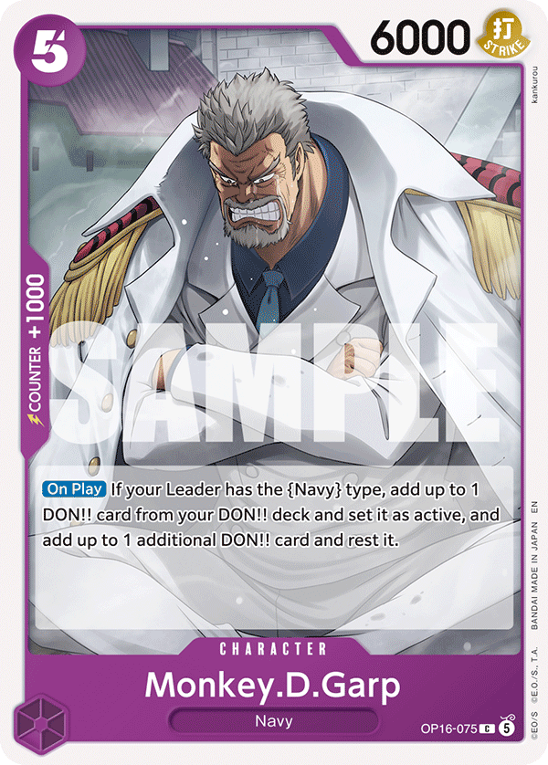 OP16-075, C, Monkey.D.Garp