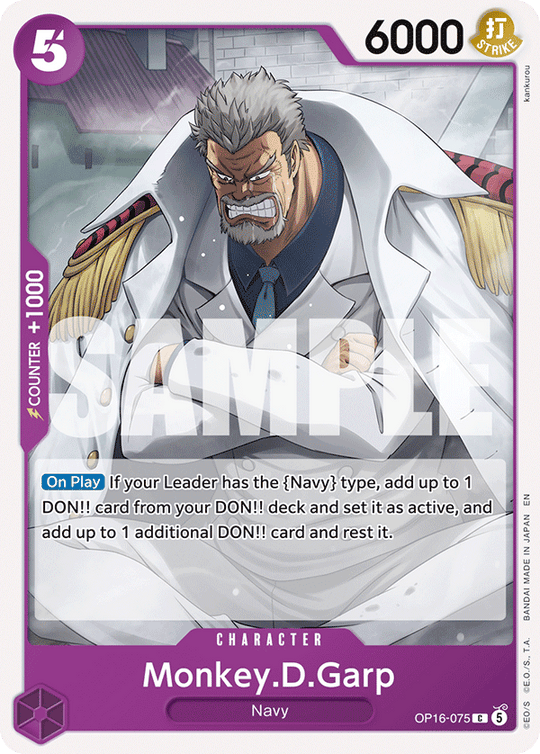 OP16-075, C, Monkey.D.Garp