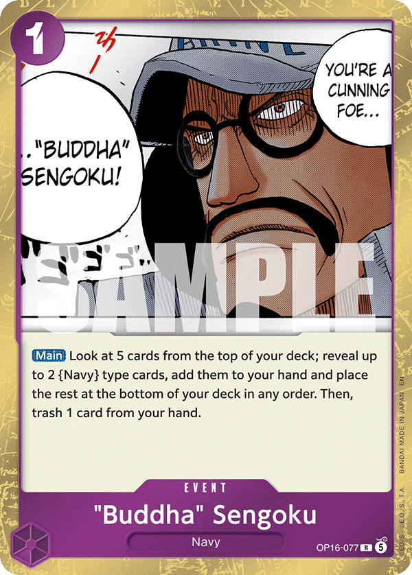 OP16-077, R, "Buddha" Sengoku