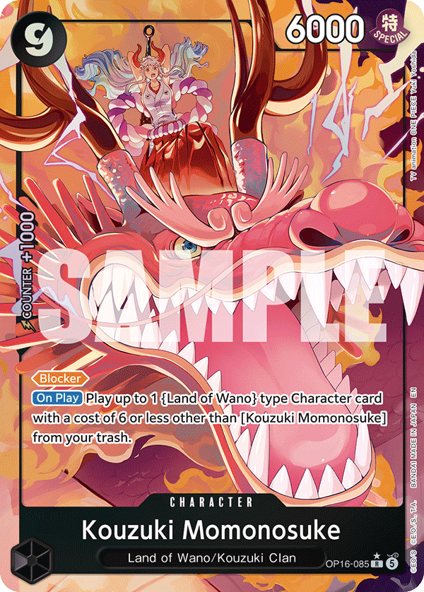 OP16-085, R, Kouzuki Momonosuke (Alternate Art)