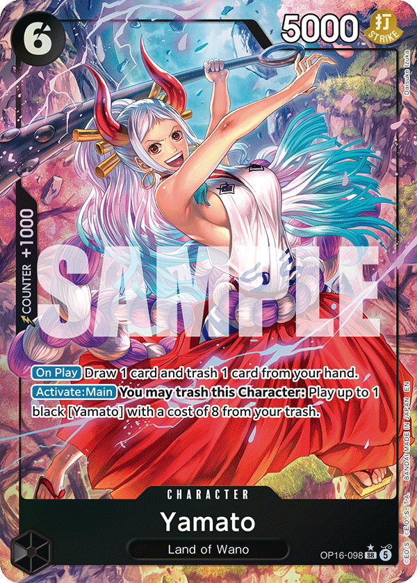 OP16-098, SR, Yamato (Alternate Art)