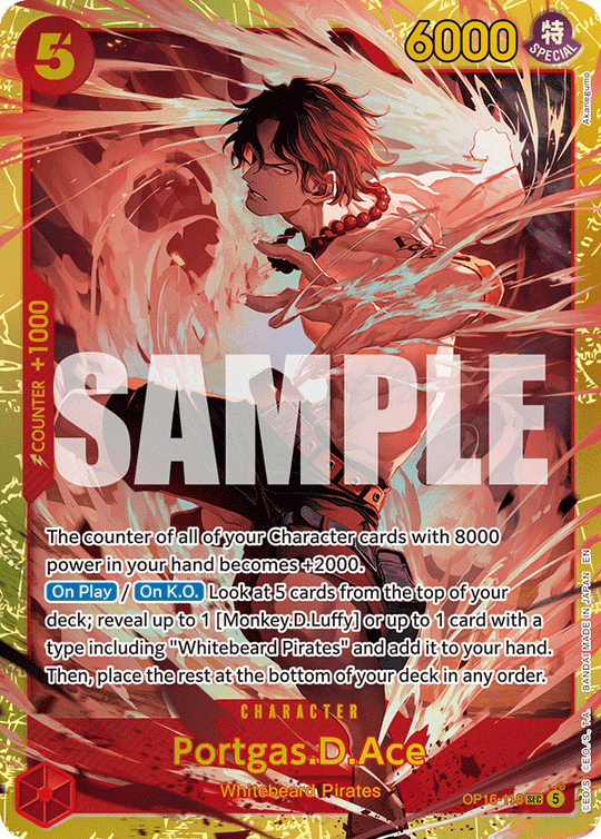 OP16-118, SEC, Portgas.D.Ace