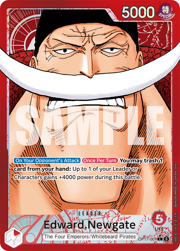 OP17-001, L, Edward.Newgate (Alternate Art)
